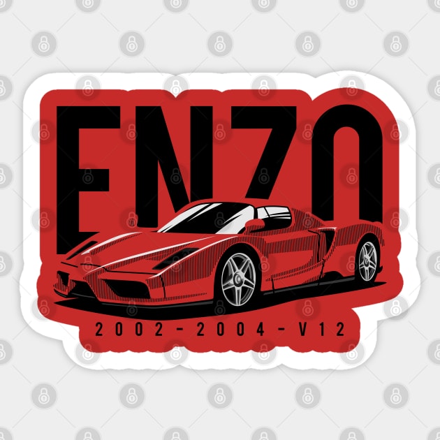 Ferrari Enzo Sticker by celengan